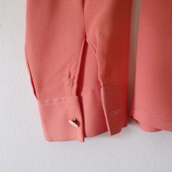 VINTAGE Cacharel Women's Peach Blouse - Picture 7 of 16